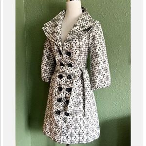 Anthropologie Nick & Mo Ruffle Front Coat